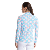 Alternate View 2 of Aruba Floral Sun Protection Quarter Zip Pull Over